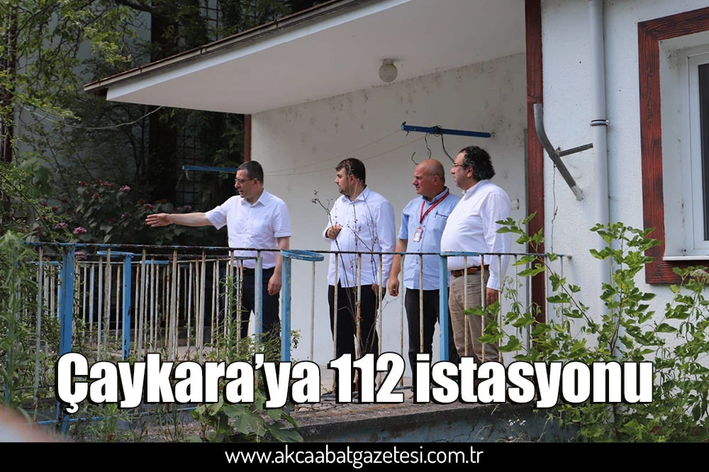 Çaykara’ya 112 istasyonu