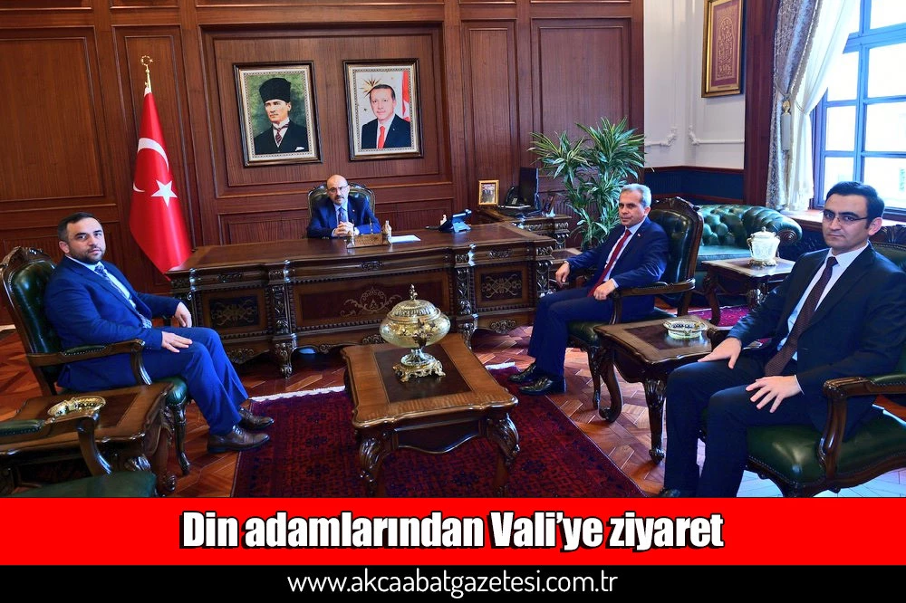 Din adamlarından Vali’ye ziyaret