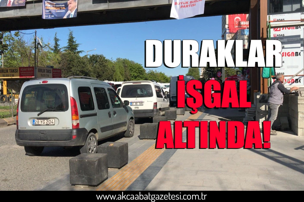 Duraklar işgal altında