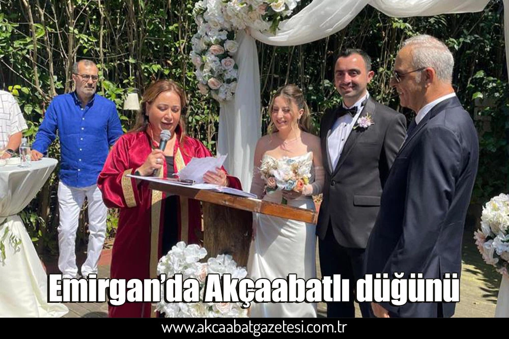 Emirgan’da Akçaabatlı düğünü