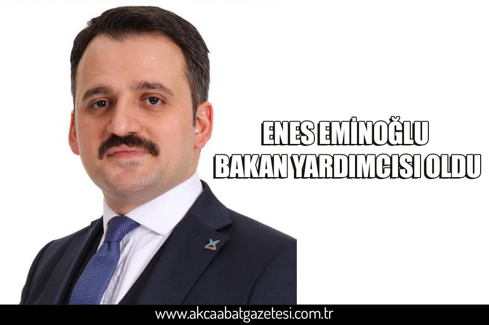 ENES EMİNOĞLU BAKAN YARDIMCISI OLDU