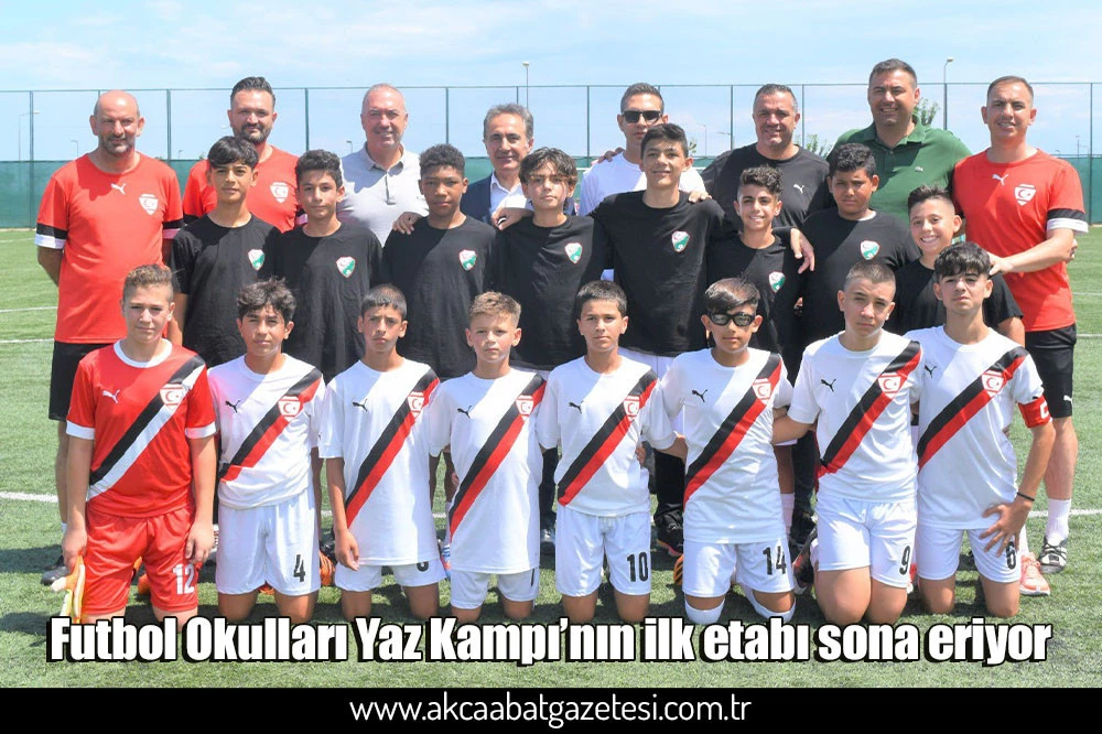 Futbol Okulları Yaz Kampı’nın ilk etabı sona eriyor