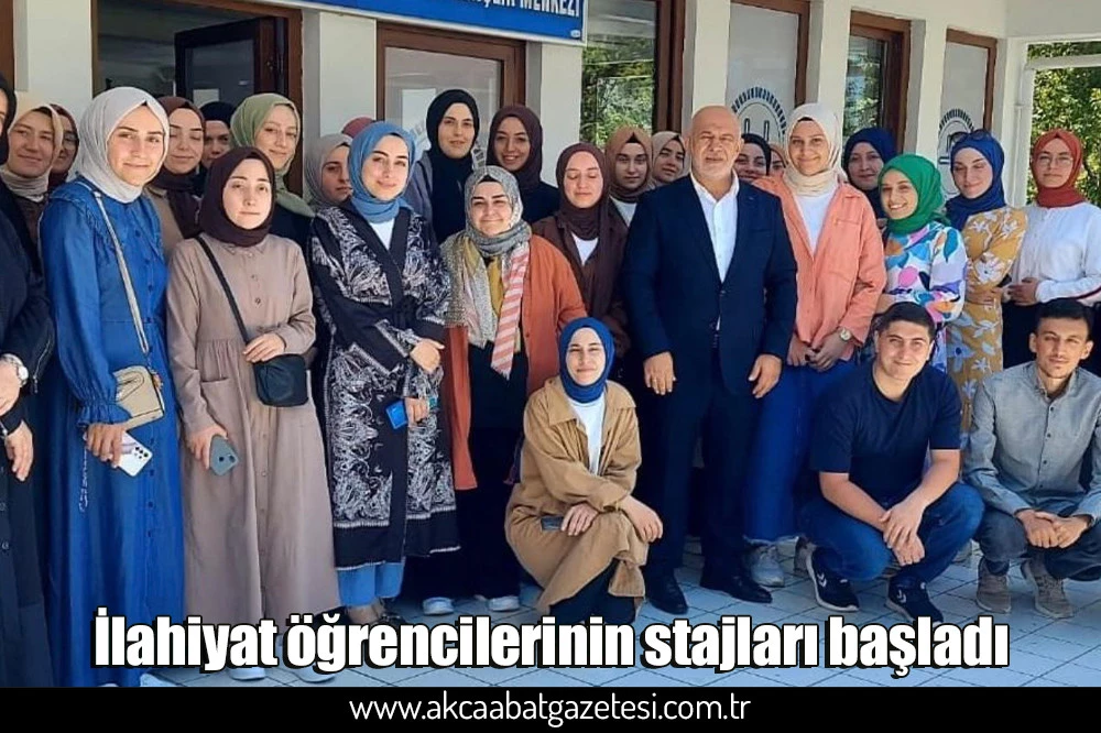 İlahiyat öğrencilerinin stajları başladı