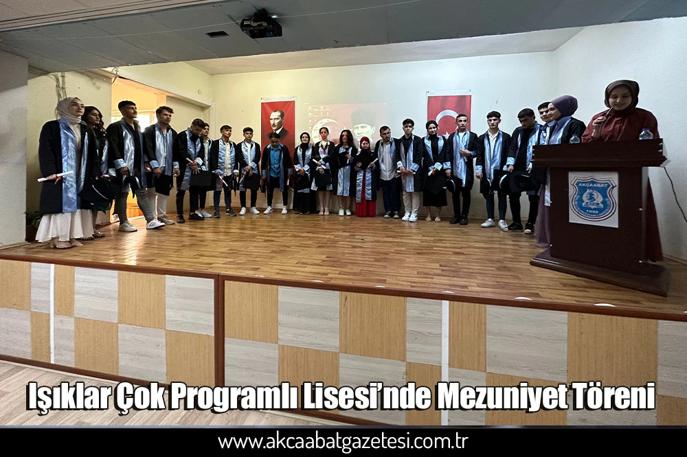 Işıklar Çok Programlı Lisesi’nde Mezuniyet Töreni
