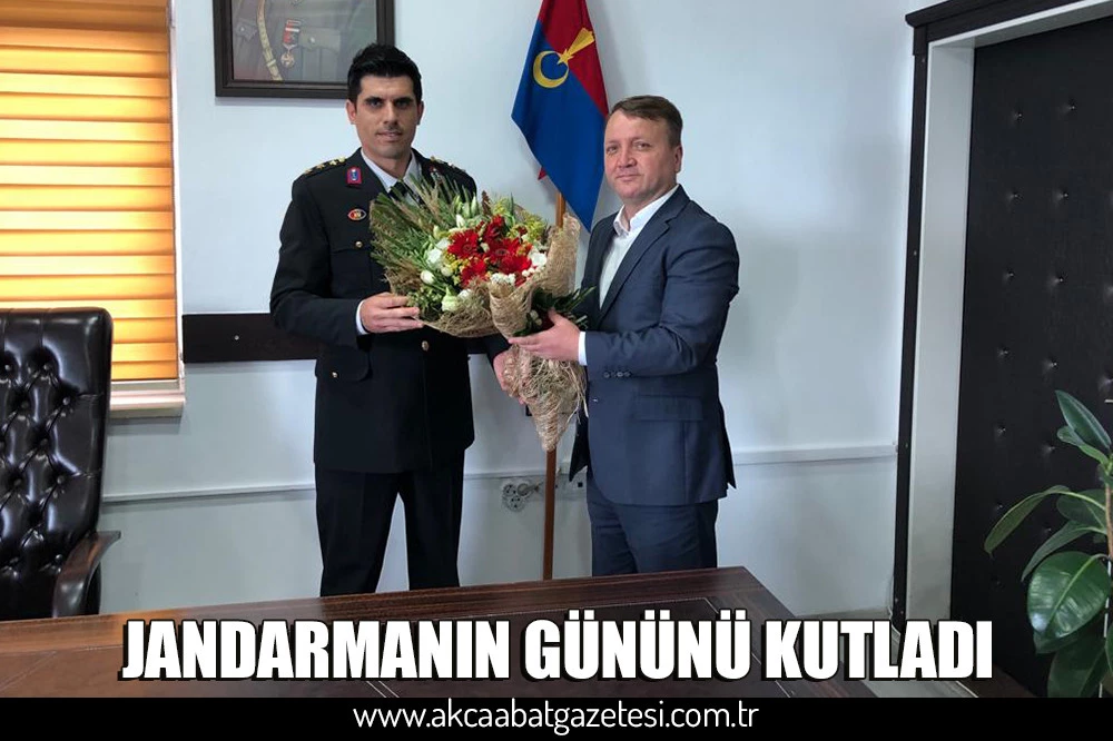 JANDARMANIN GÜNÜNÜ KUTLADI
