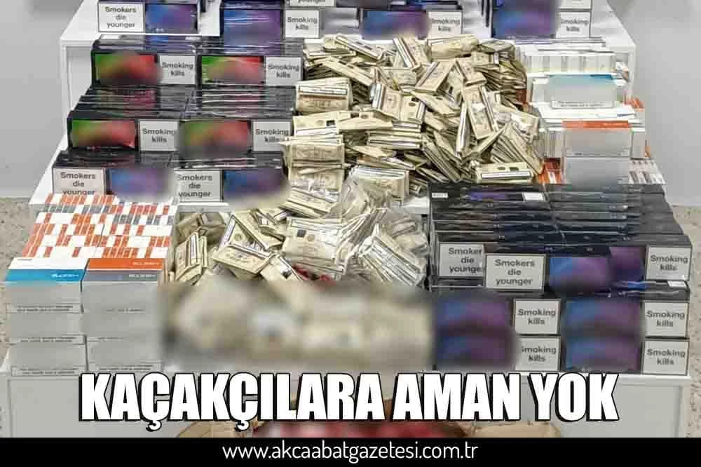 KAÇAKÇILARA AMAN YOK