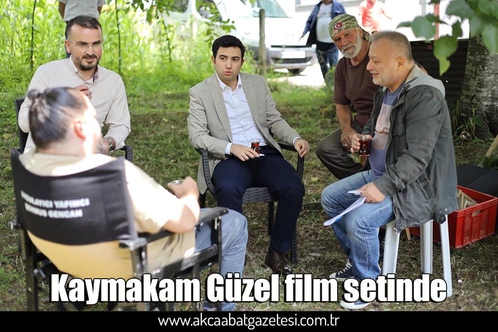 Kaymakam Güzel film setinde