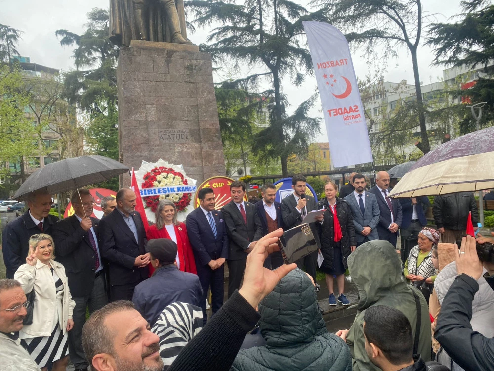 Saadet, Trabzon’da Ata Tohumu Dağıttı